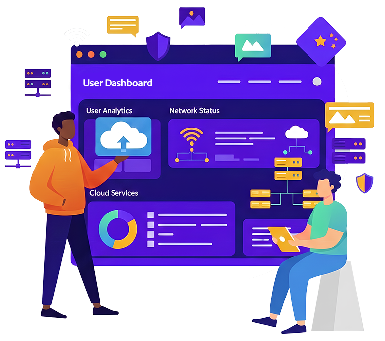 vector image networking